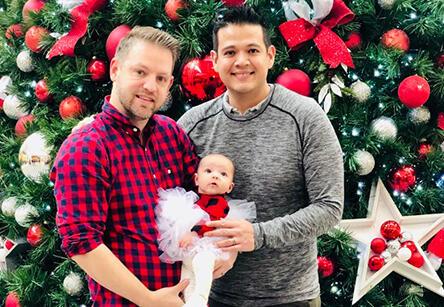 adoptive family David and Jorge