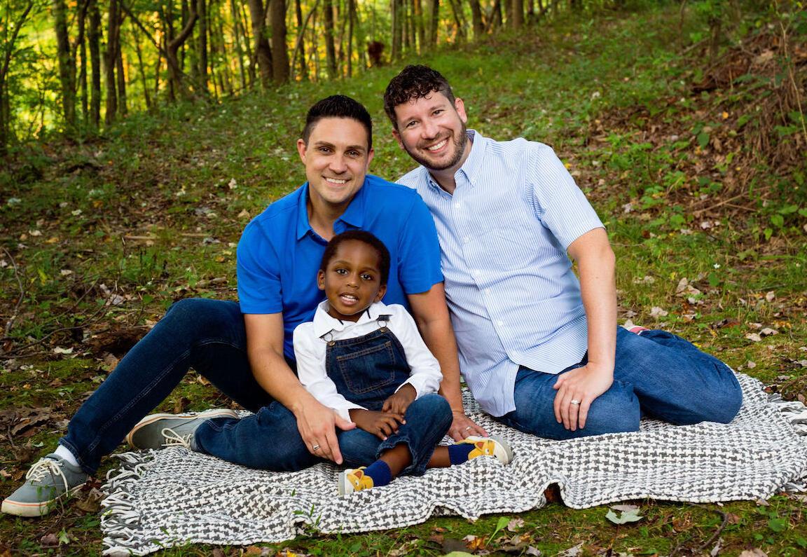 adoptive family Joshua and Richard